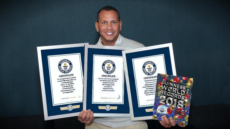 A-Rod entra a Guinness por récords históricos en Grandes Ligas