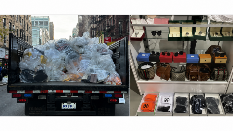 NYPD decomisa miles de productos falsificados
