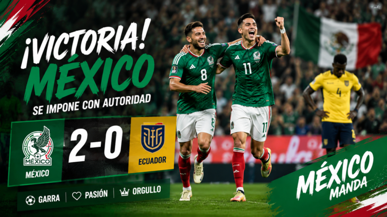 México hace historia en el Estadio Azteca y avanza a los octavos de final del Mundial 2026