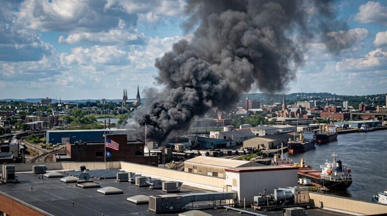 Un trabajador muere tras explosión en una barcaza petrolera en Staten Island