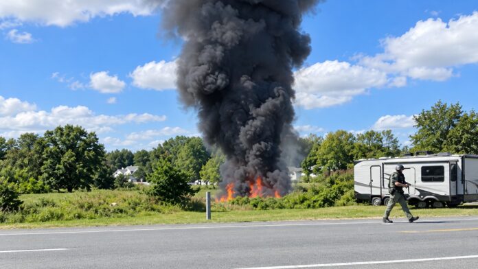 Accidente de avión Caza F-16