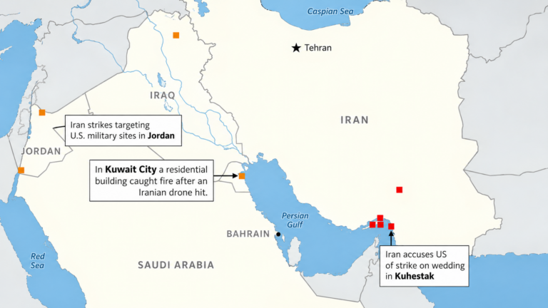Irán ataca a aliados de EE. UU. tras nuevos bombardeos estadounidenses