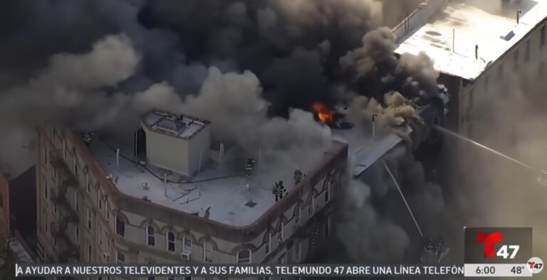 Incendio en edificio del Bronx deja un muerto y 10 heridos